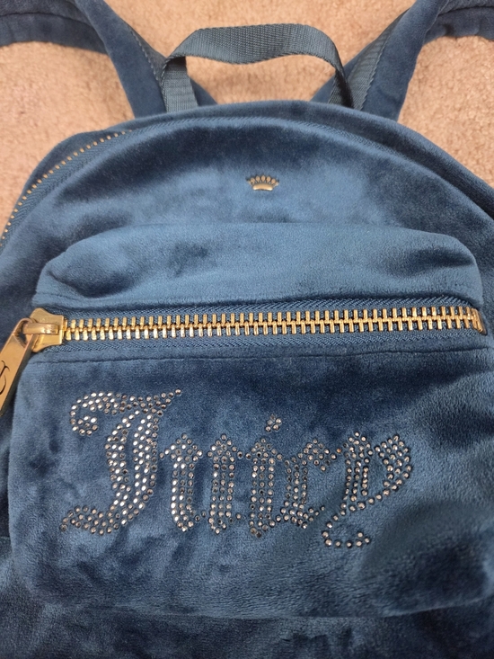 Juicy Couture Teal Velvet Mini Backpack main image 5